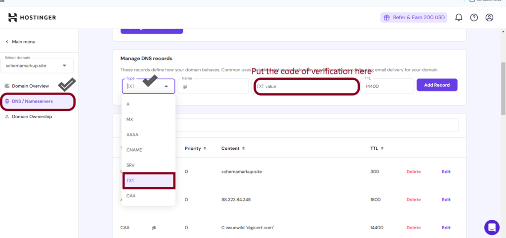 Txt recorder method